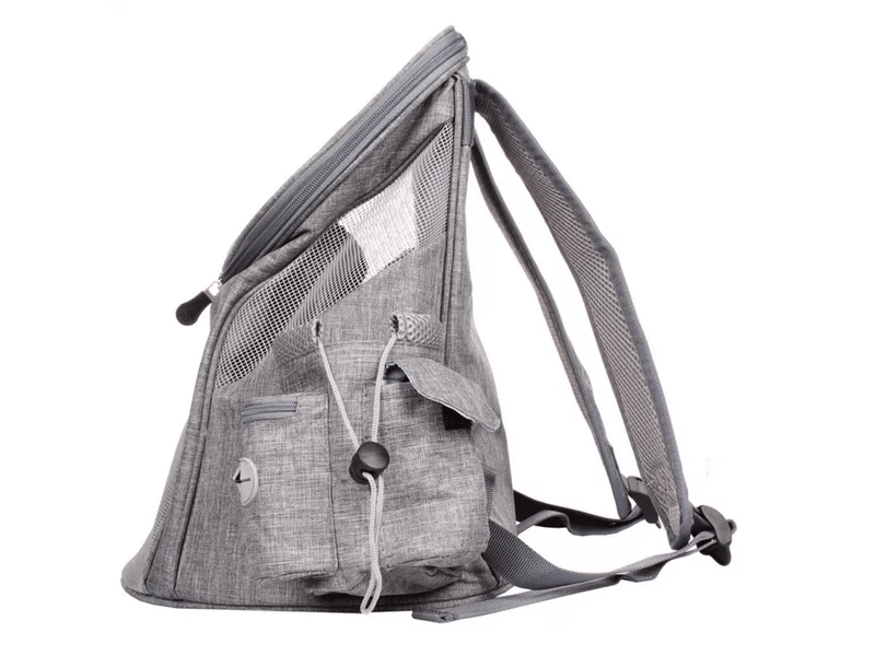 Petbag32 Grey kisállhord háti 32x30x25cm