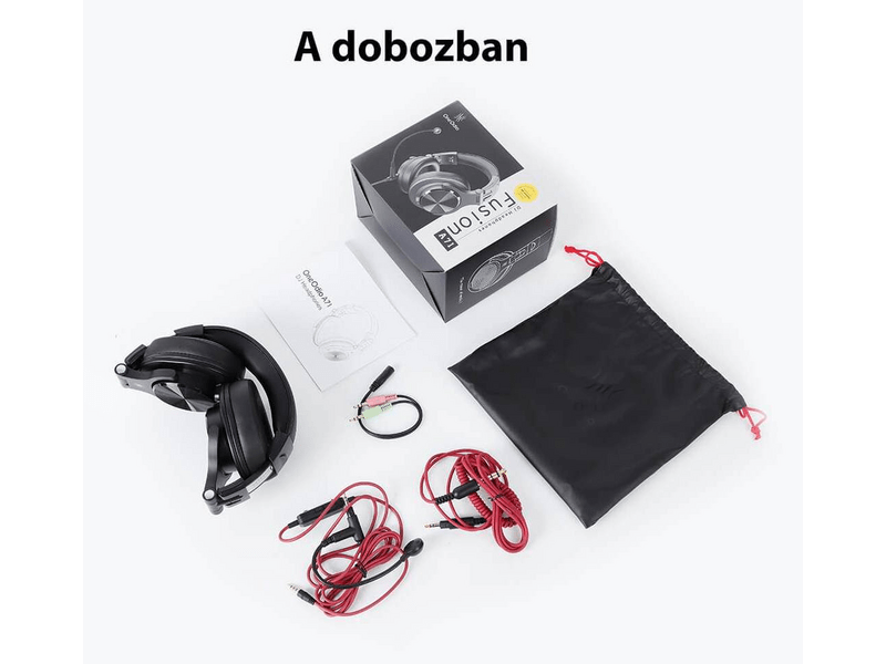 OneOdio A71 Fejhallgató, Fekete