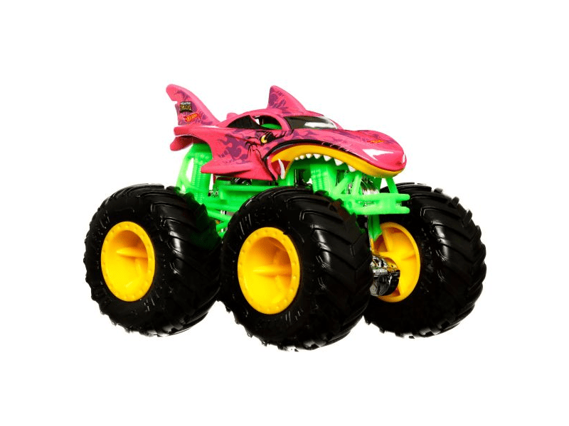 Hot Wheels: Monster Trucks Color Shifters színváltós kisautó - Shark Wreak