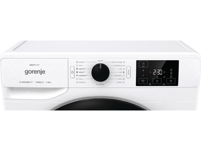 Gorenje DNE82/GN Hőszivattyús szárítógép, 8kg