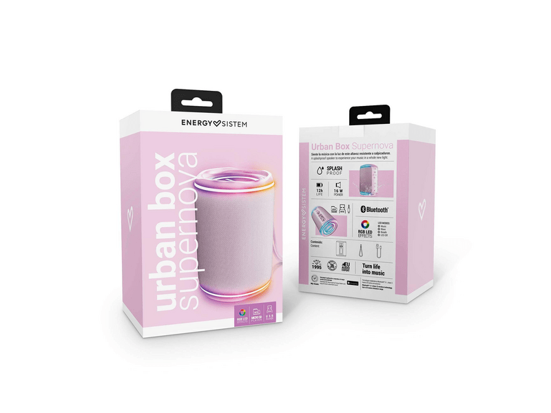 Energy Urban Box Pink Supernova hordozható hangszóró (454945)