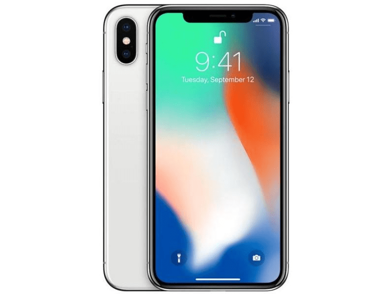 Használt Apple iPhone X 64GB Okostelefon, ezüst