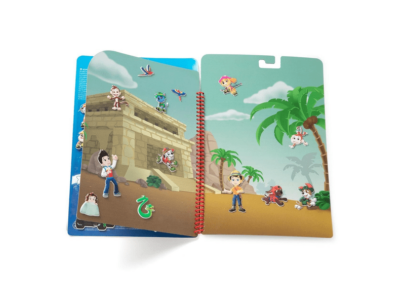 Melissa & Doug kreatív játék, pufi matrica füzet, mancs őrjárat – dzsungel