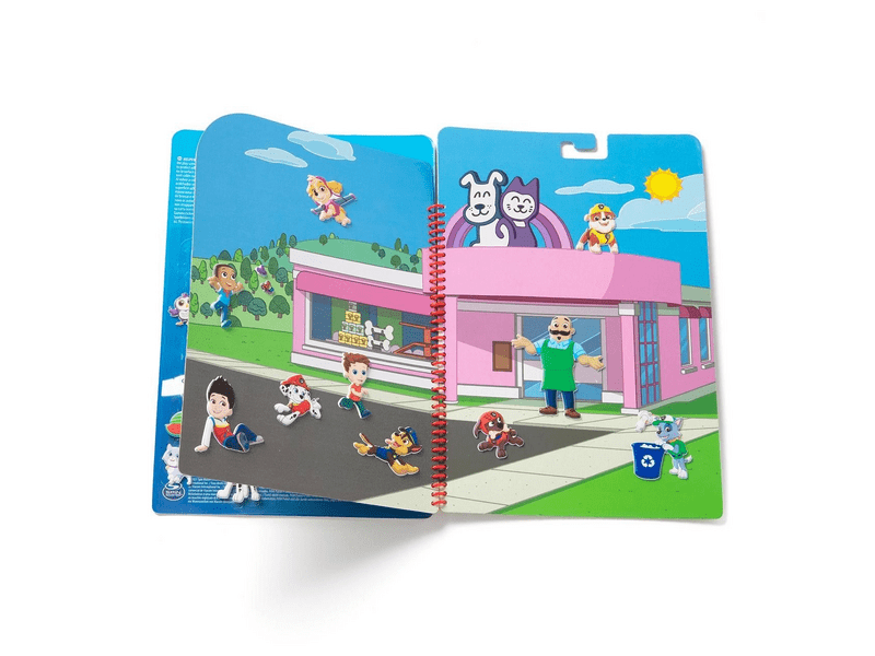 Melissa & Doug kreatív játék, pufi matrica füzet, mancs őrjárat - kaland-öböl