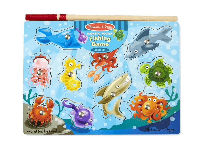 Melissa & Doug fa készségfejlesztő játék, mágneses horgászat