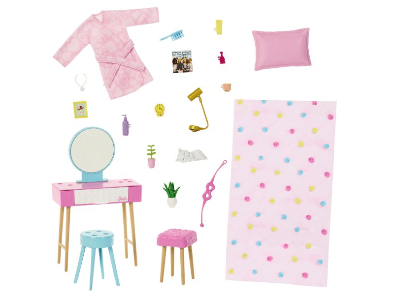 Barbie, a film: Barbie hálószoba játékszett (HPT55)