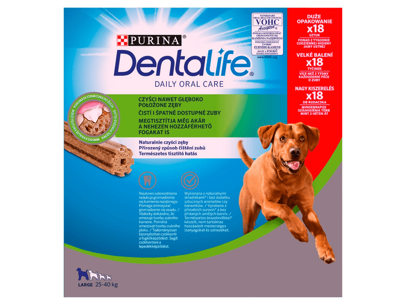 Dentalife Large kutya jutalomfalat multipack 6x106g