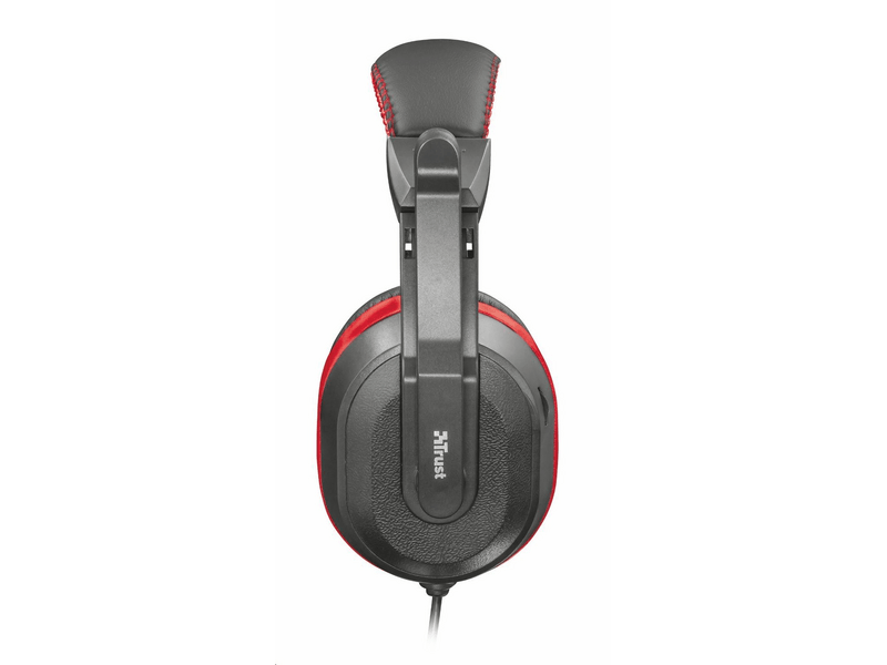 Trust Ziva gamer headset, fekete-piros (21953)