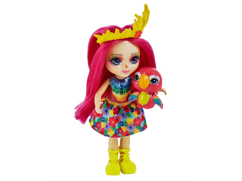 Enchantimals: Kistesó baba és állatka - Papagáj