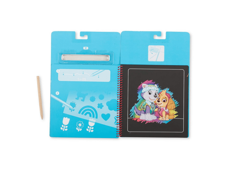 Melissa & Doug kreatív játék, képkarc, mancs őrjárat – Skye