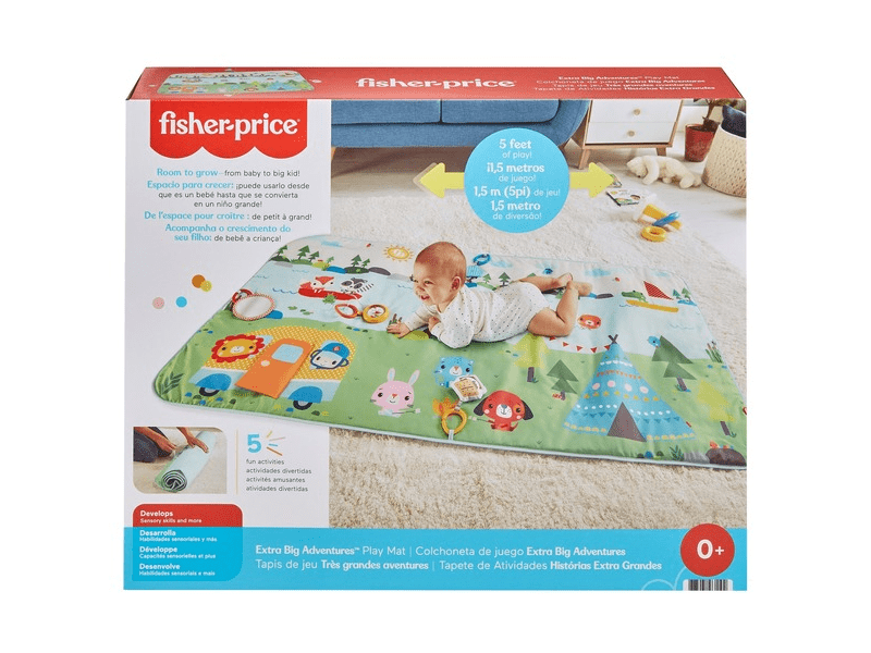 Fisher-Price: Ezerkaland óriás játszószőnyeg (FISP GXR53)