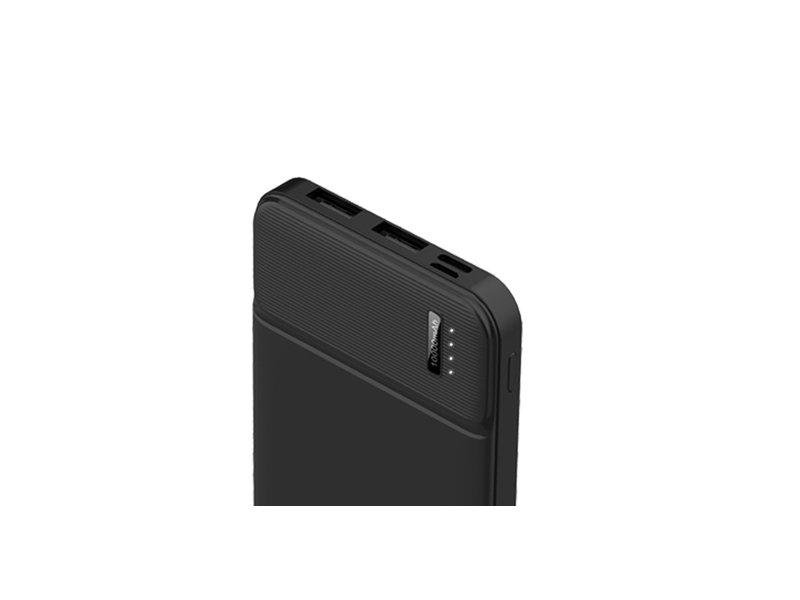 RECCI RPB-N16B TypeC 2USB Powerbank 10.000mAh, fekete