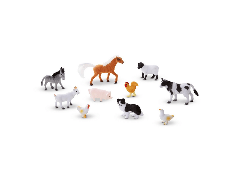 Melissa & Doug állatfigurák, 10db-os