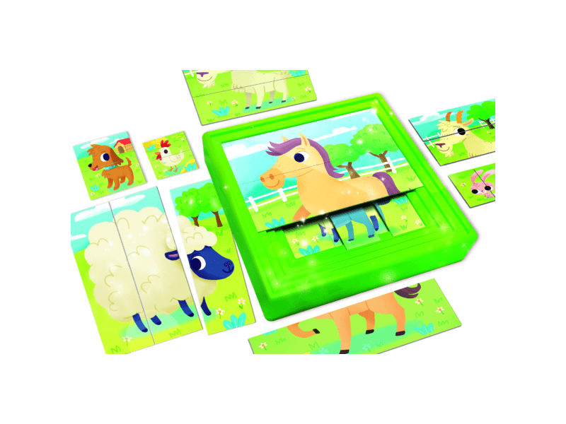 Carotina baby progresszív puzzle - farm állatok (LIS 95483)