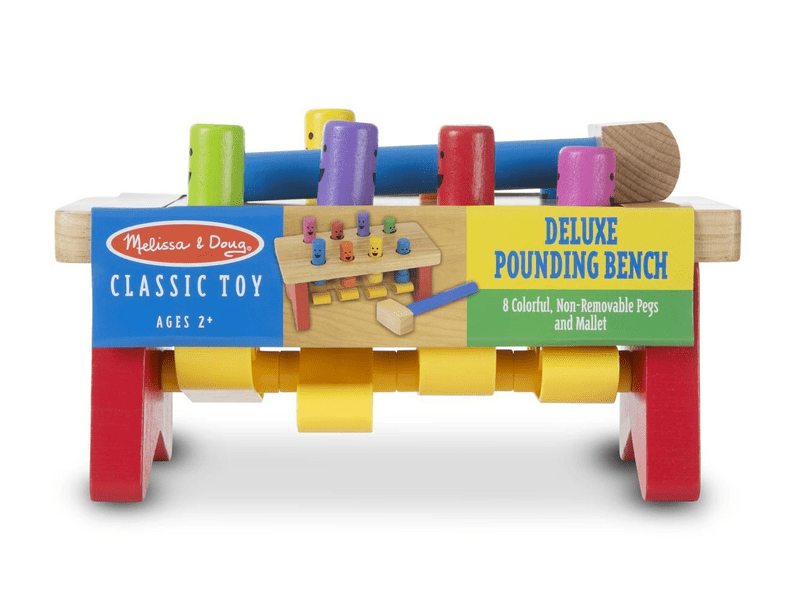 Melissa & Doug fa készségfejlesztő játék, kalapálós asztal