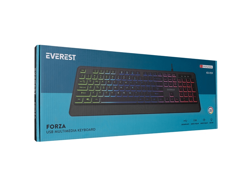 Everest Billentyűzet - KB-R59 FORZA