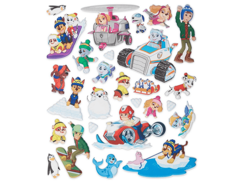 Melissa & Doug kreatív játék, pufi matrica füzet, mancs őrjárat - Jake és a hegy