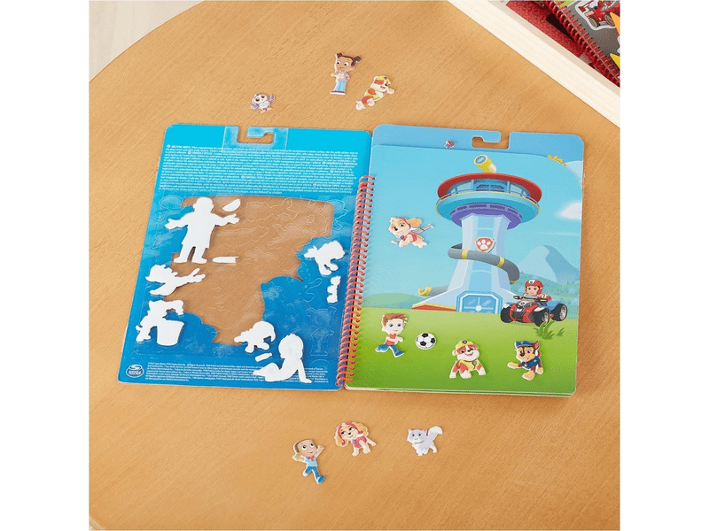 Melissa & Doug kreatív játék, pufi matrica füzet, mancs őrjárat - kaland-öböl