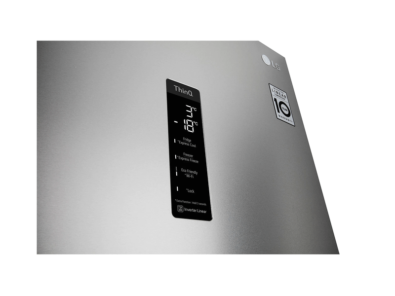 Lg GBB72MBUBN Alulfagyasztós hűtőszekrény