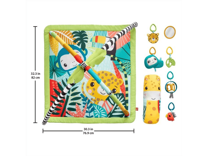 Fisher-Price 3 az 1-ben esőerdős játszószőnyeg (HJW08)