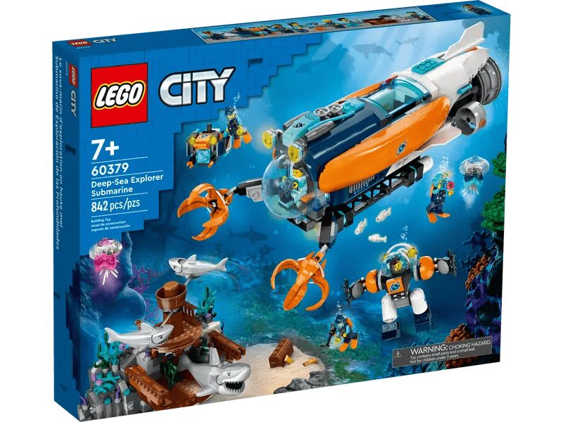LEGO® City Mélytengeri kutató tengeralattjáró (60379)
