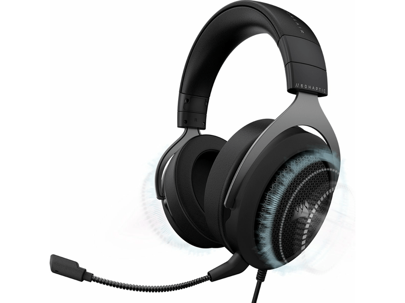 HS60 HAPTIC Stereo Fejhallgató Carbon