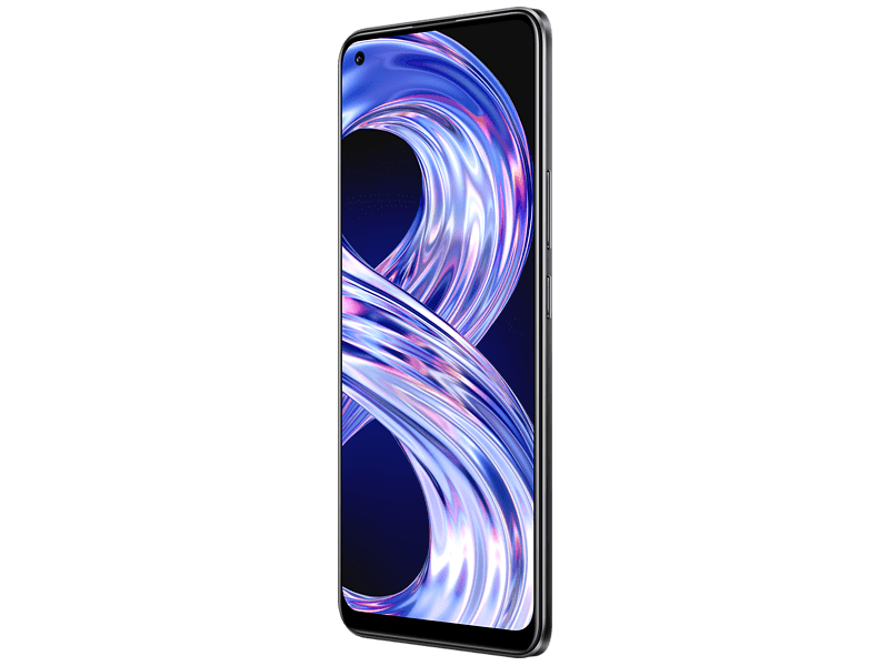 Realme 8 okostelefon 4+64GB, Fekete