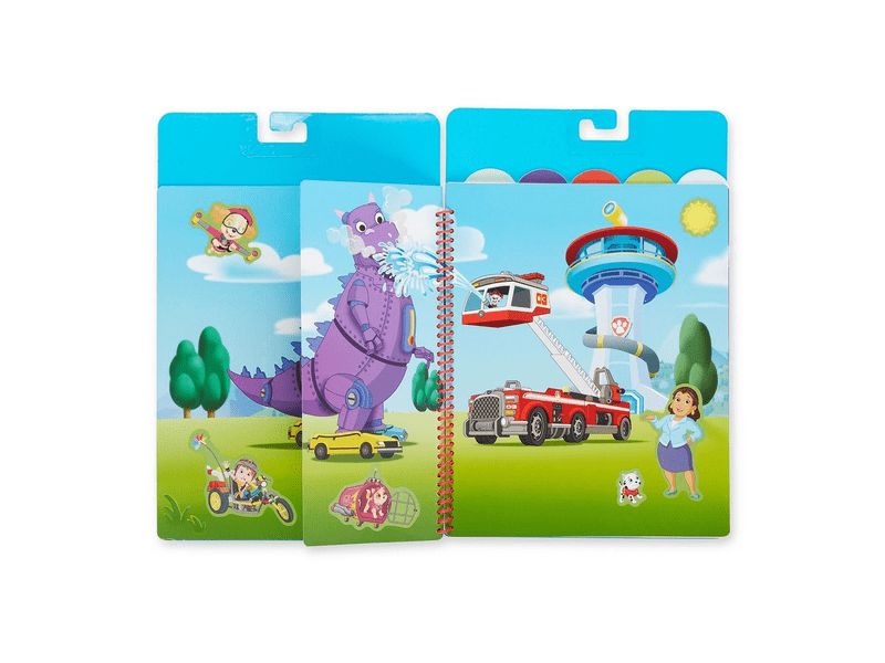 Újrahasználható matrica füzet, mancs őrjárat - a nagy mentőakció