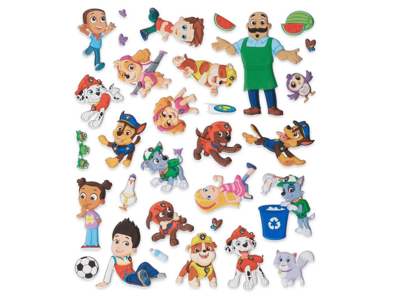 Melissa & Doug kreatív játék, pufi matrica füzet, mancs őrjárat - kaland-öböl