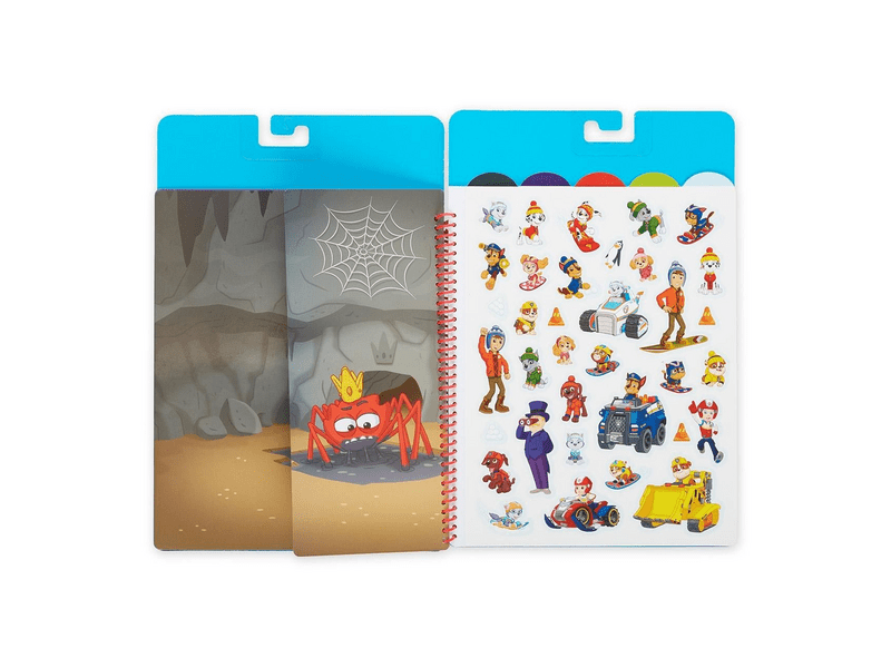 Melissa & Doug kreatív játék, újrahasználható matrica füzet, mancs őrjárat - küldetések