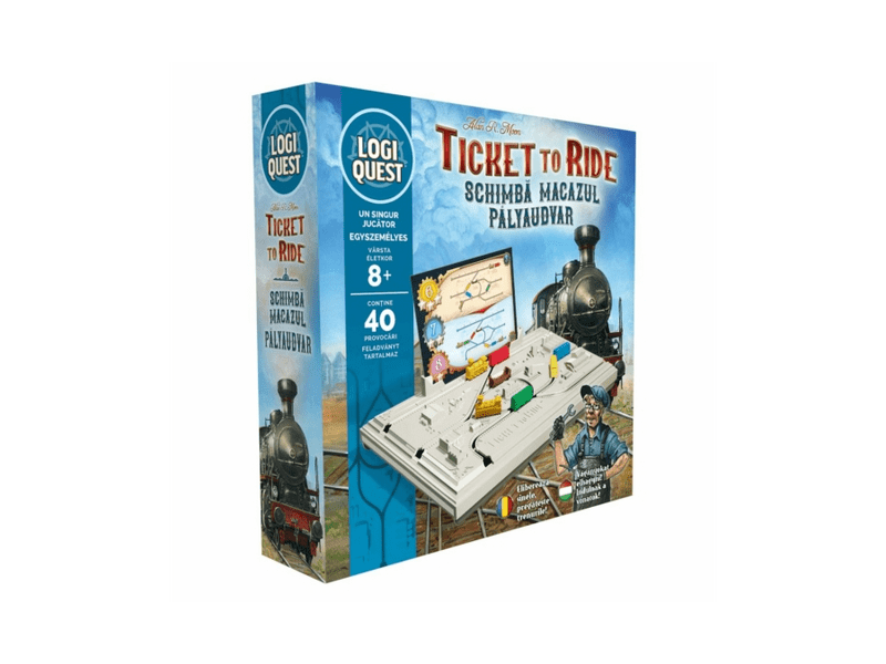 LogiQuest: Ticket to Ride társasjáték (ASM 34653)
