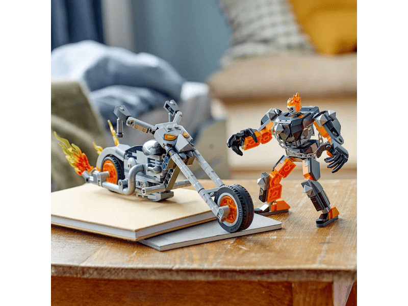 LEGO® Super Heroes Szellemlovas robot és motor (76245)