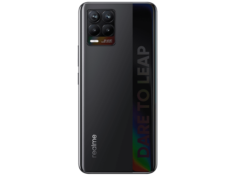 Realme 8 okostelefon 4+64GB, Fekete