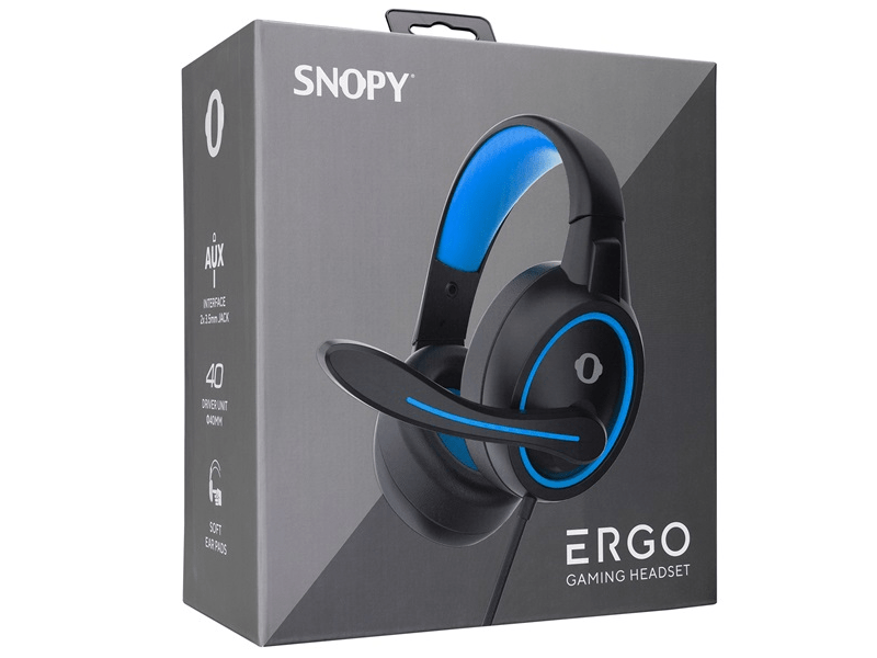 Snopy Fejhallgató - SN-GX1 ERGO Blue