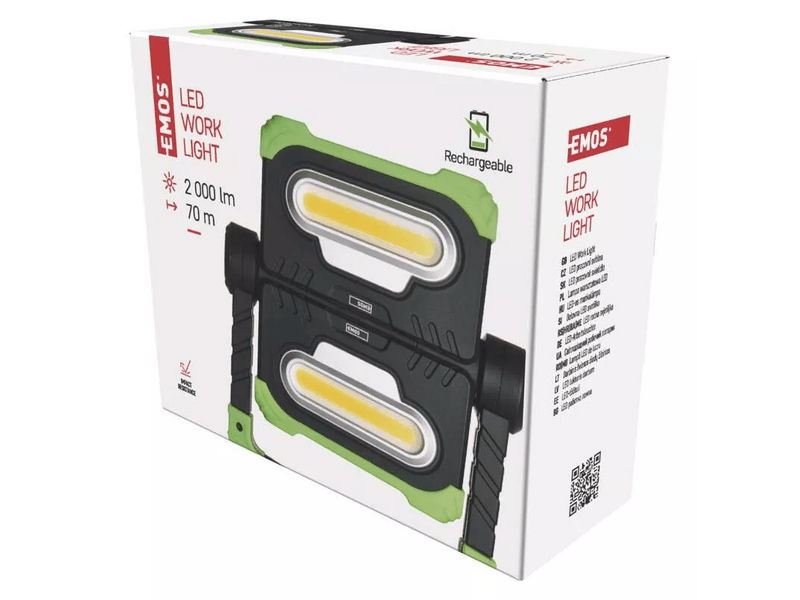 EMOS COB LED Akkumulátoros szerelőlámpa (P4536)