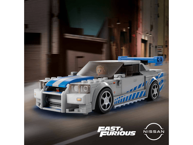 LEGO® Speed Champions 2 Fast 2 Furious Nissan Skyline GT-R (R34) (76917)
