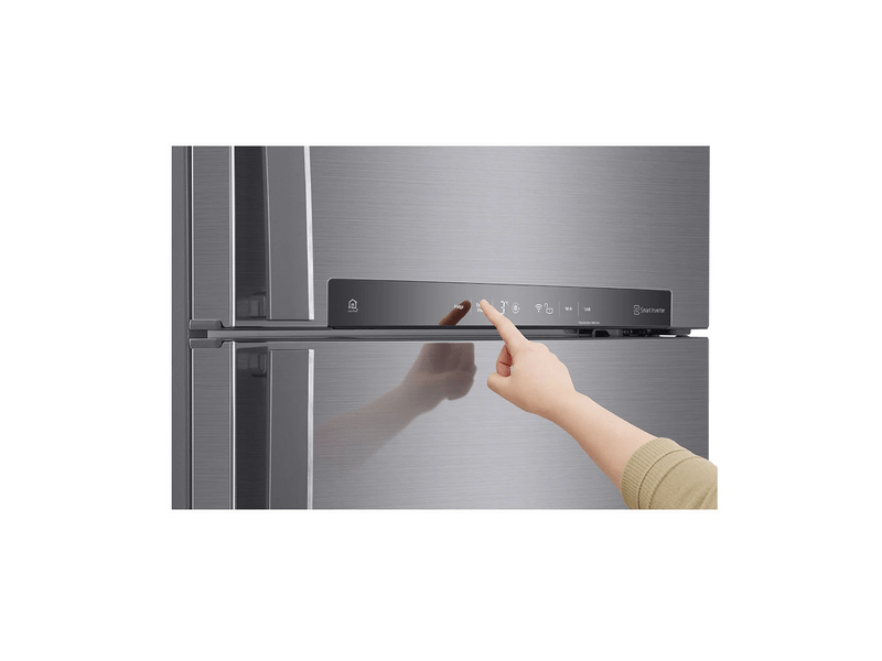 LG GTF744PZHV Felülfagyasztós hűtőszekrény, inox