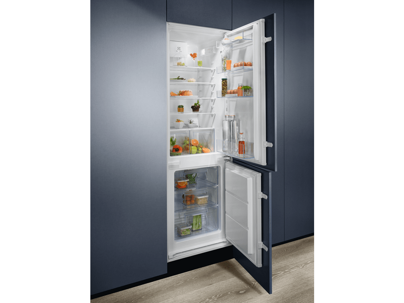 Electrolux LND5FE18S Beépíthető alulfagyasztós kombinált hűtőszekrény