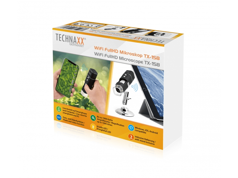 TECHNAXX TX-158 FullHD Wifi mikroszkóp