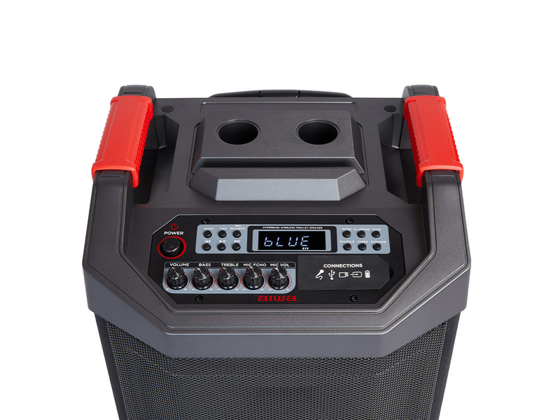 Aiwa KBTUS-710 - Nagy teljesítményű partybox + 2 mikrofon