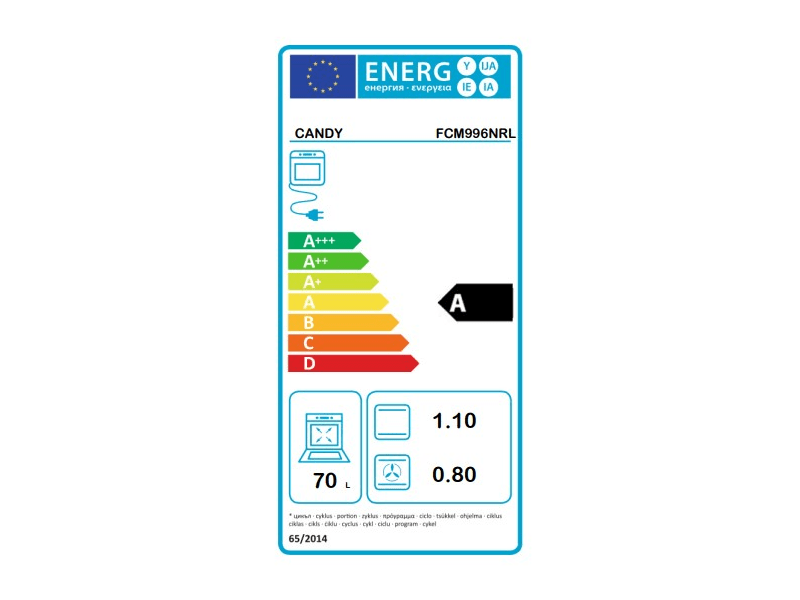 Candy FCM996NRL Beépíthető sütő