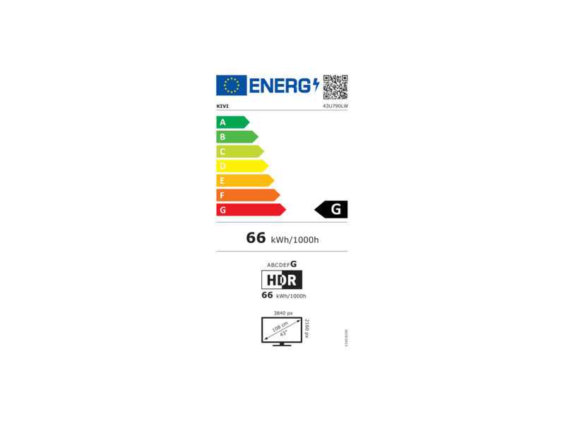 43 coll Smart LED Televízió