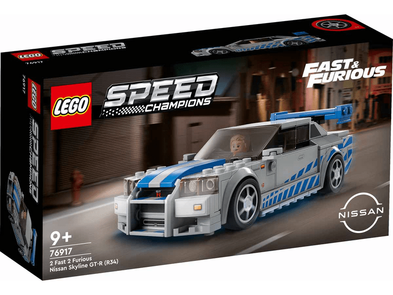 LEGO® Speed Champions 2 Fast 2 Furious Nissan Skyline GT-R (R34) (76917)