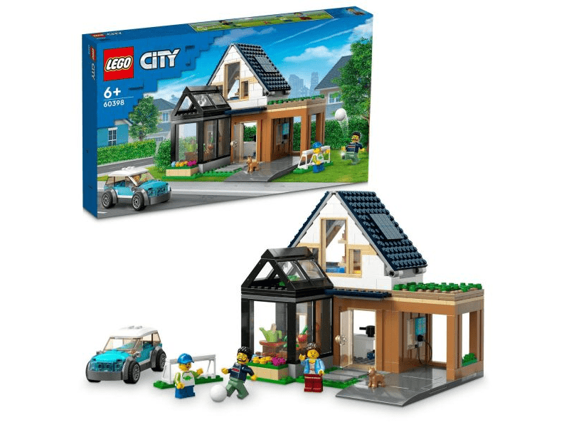 LEGO® City Családi ház és elektromos autó (60398)