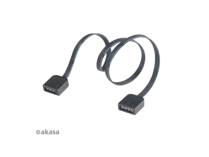 Akasa 4pin RGB LED világítást hosszabbító kábel (AK-CBLD06-30BK)
