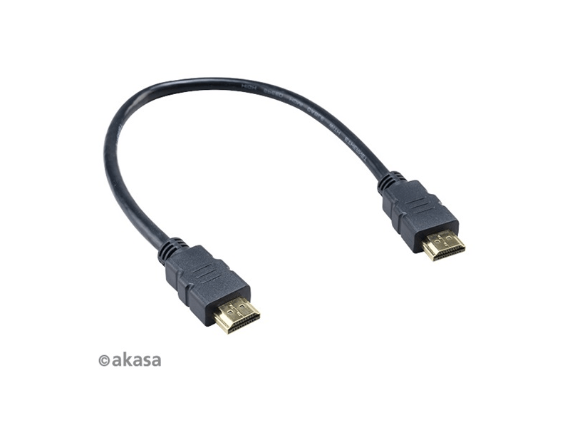 KAB Akasa HDMI 4K kábel - AK-CBHD25-30BK - 30 cm