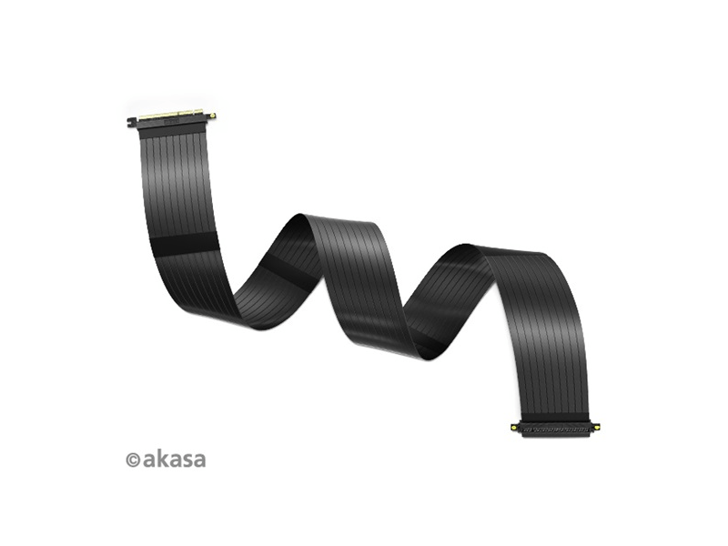 AKASA Riser Black XL premium PCIe 3.0 x16 riser cable