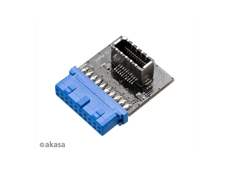 KAB Akasa - USB3.1 - 19-pin motherboard header - AK-CBUB51-BK