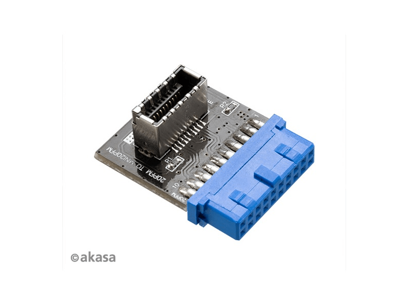 KAB Akasa - USB3.1 - 19-pin motherboard header - AK-CBUB51-BK