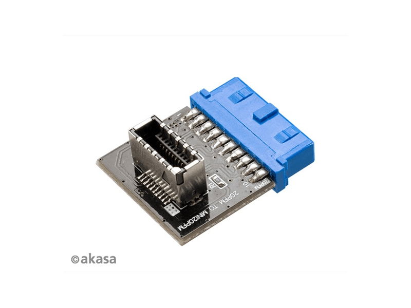 KAB Akasa - USB3.1 - 19-pin motherboard header - AK-CBUB51-BK